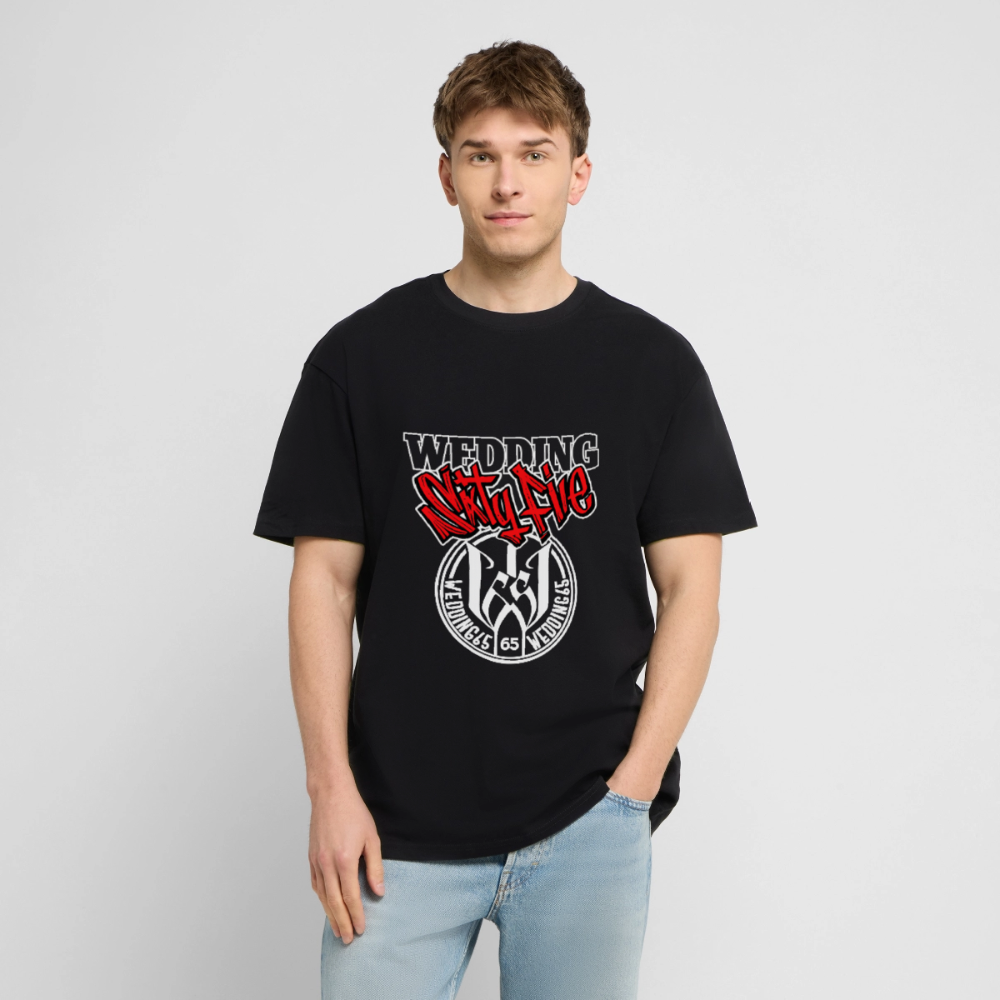 Wedding Sixty Five Heavy Oversize T-Shirt - Schwarz