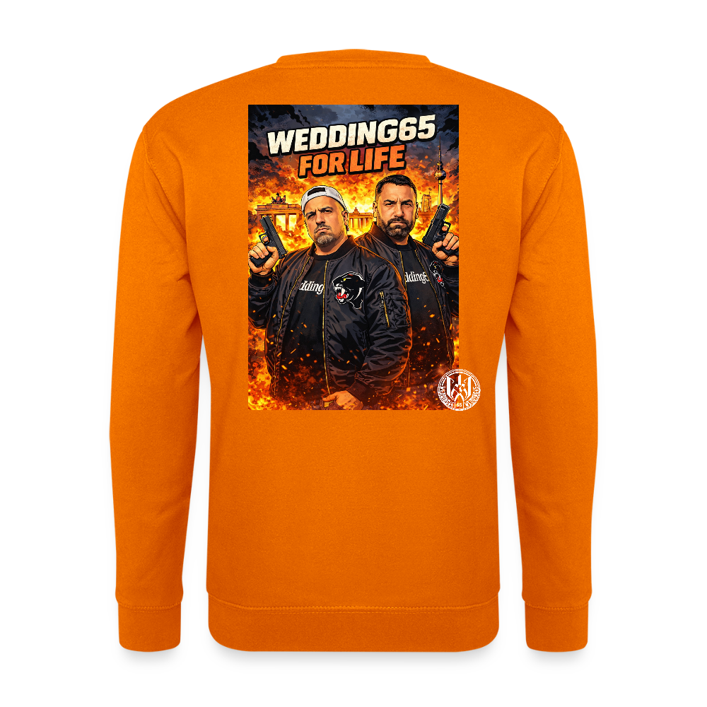 National Gangstas WEDDING65 Unisex Pullover - Orange