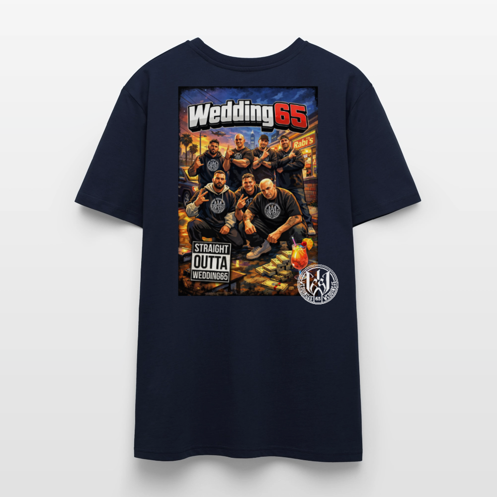 Outta Gang Wedding65  Unisex T-Shirt CRAFTER - Navy