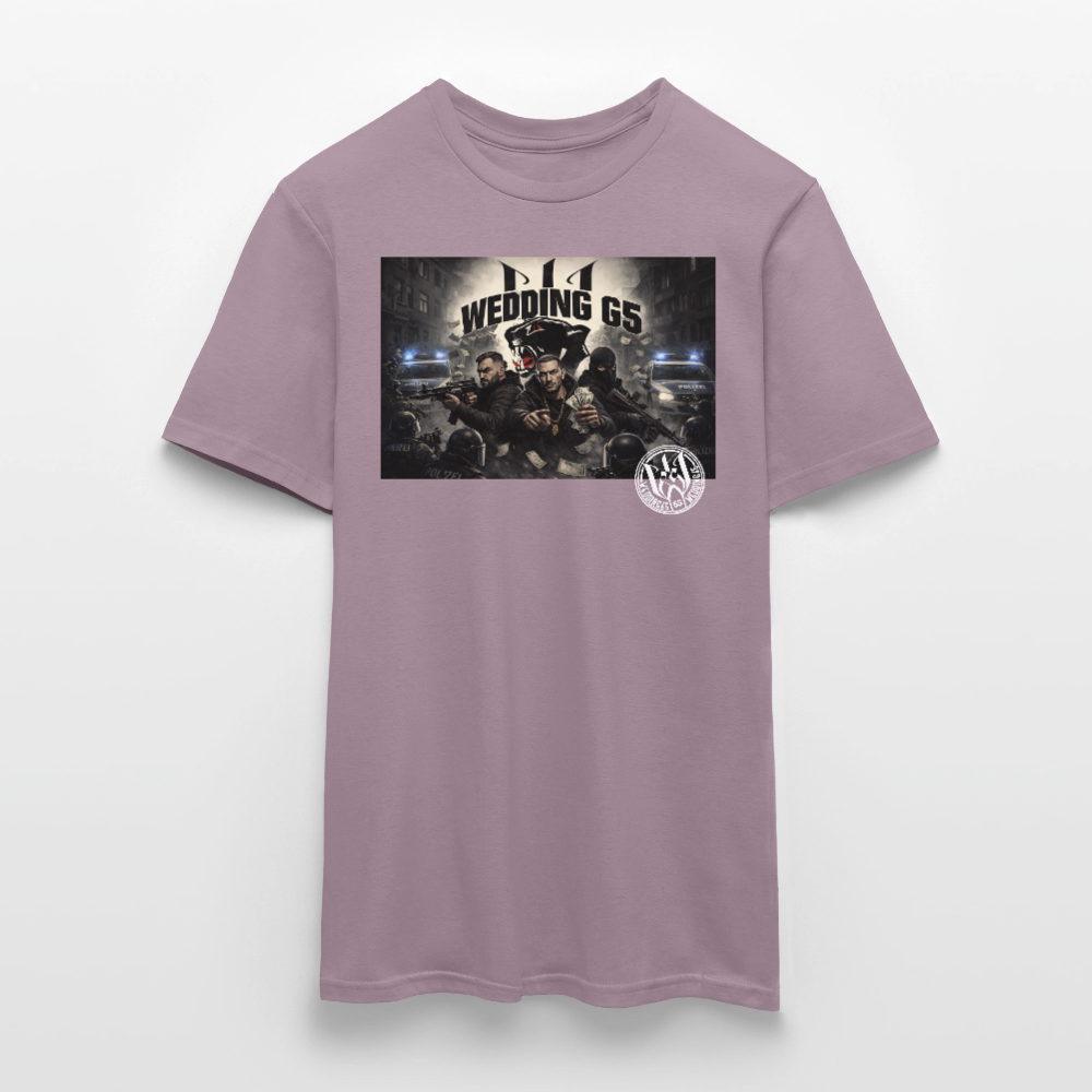 Wedding 65 Street Crime Männer T-Shirt - Lilagrau 