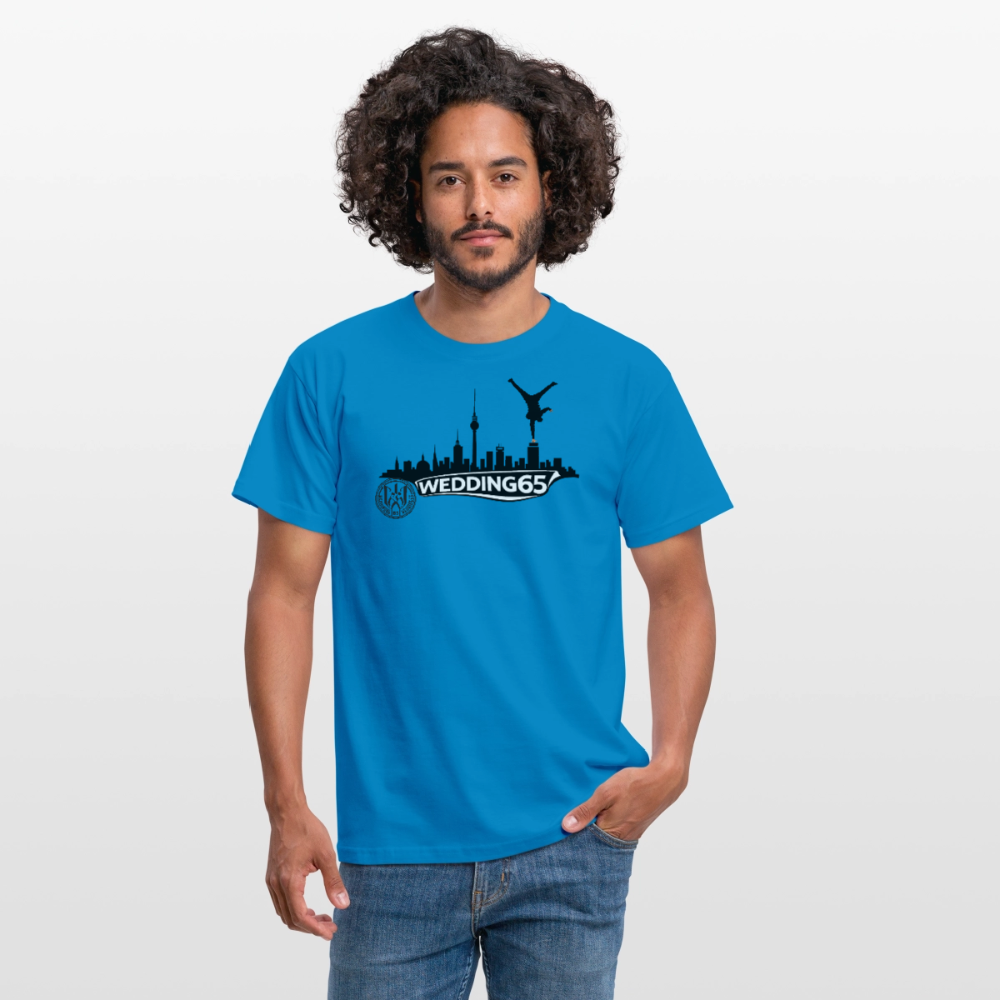 Mesutman Wedding Skyline 65 Männer T-Shirt - Royalblau
