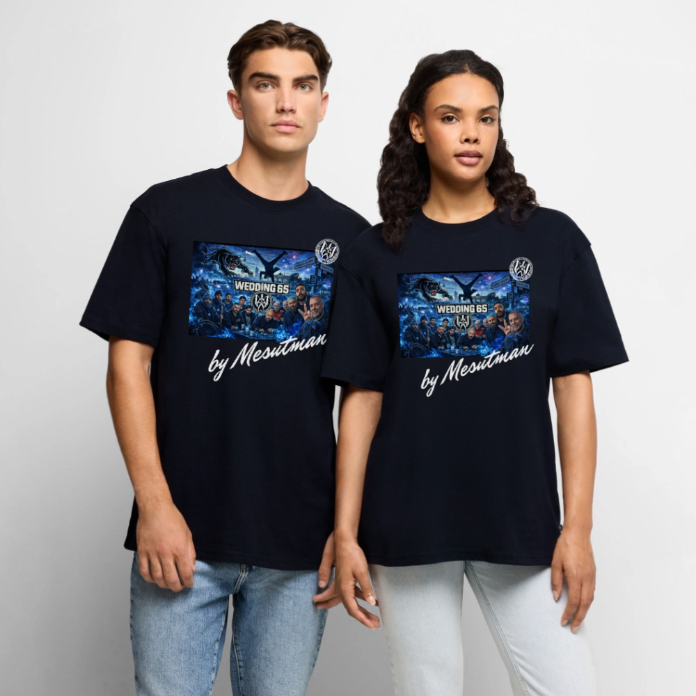 Unisex Soldiner Wedding65 Premium Oversized Bio T-Shirt - Navy