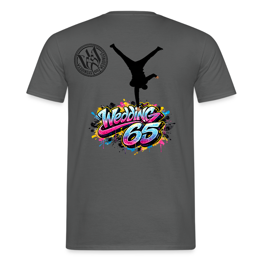 Männer Neon Wedding 65 T-Shirt - Anthrazit