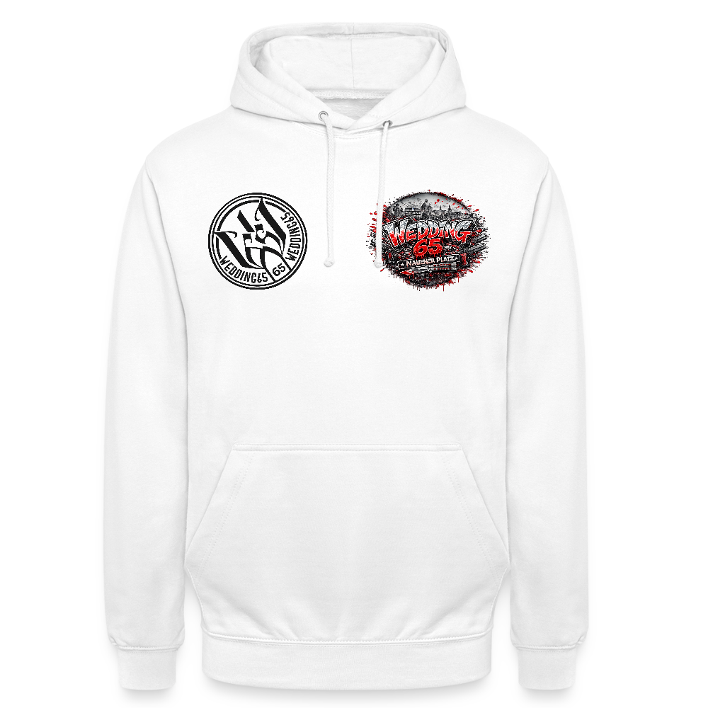 Berlin Wedding 65 Nauener Platz Unisex Hoodie - Weiß