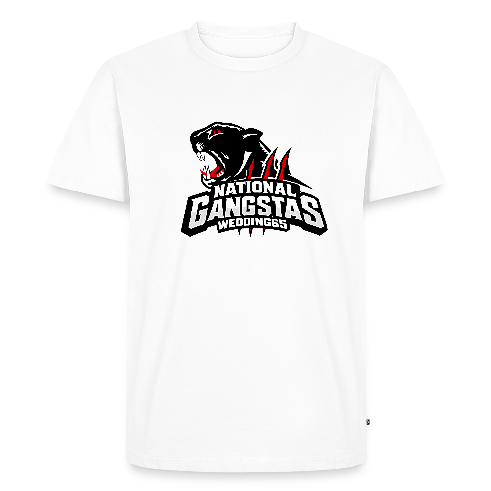 National Gangstas Panther Männer Premium T-Shirt - Weiß