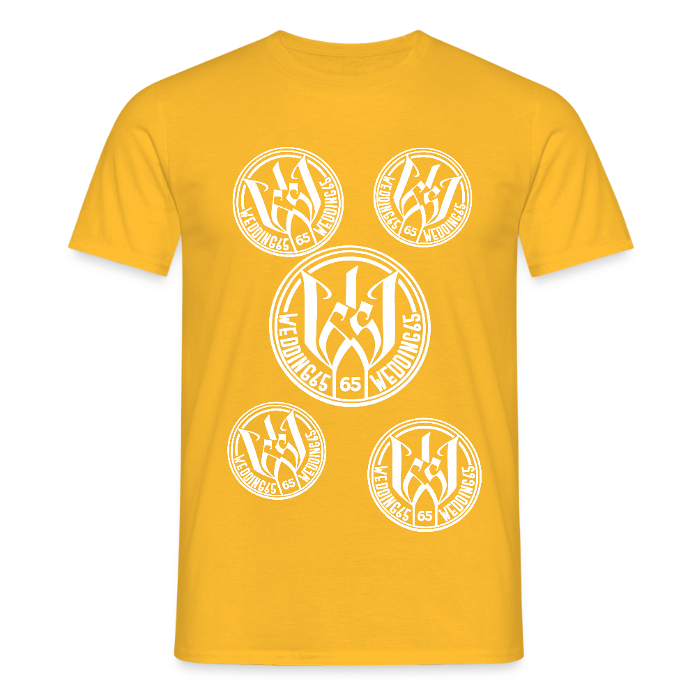 Black logo Shirt Wedding65 Männer T-Shirt - Gelb