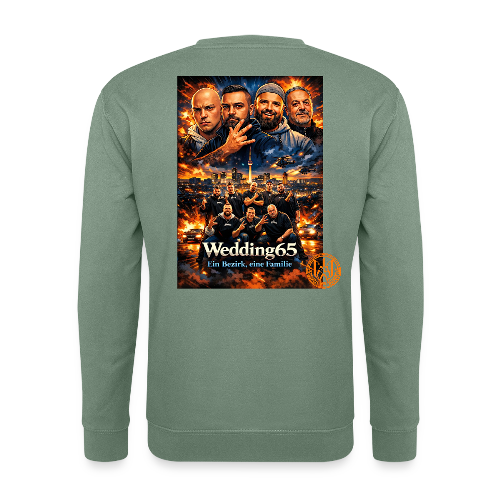 Wedding65 Familia Unisex Pullover - Graugrün