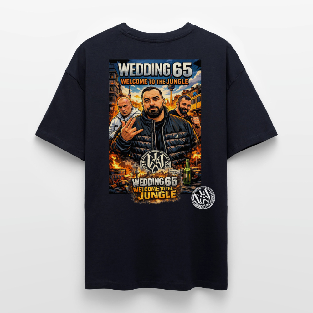 Jungle Wedding65 Heavy Oversize T-Shirt - French Navy