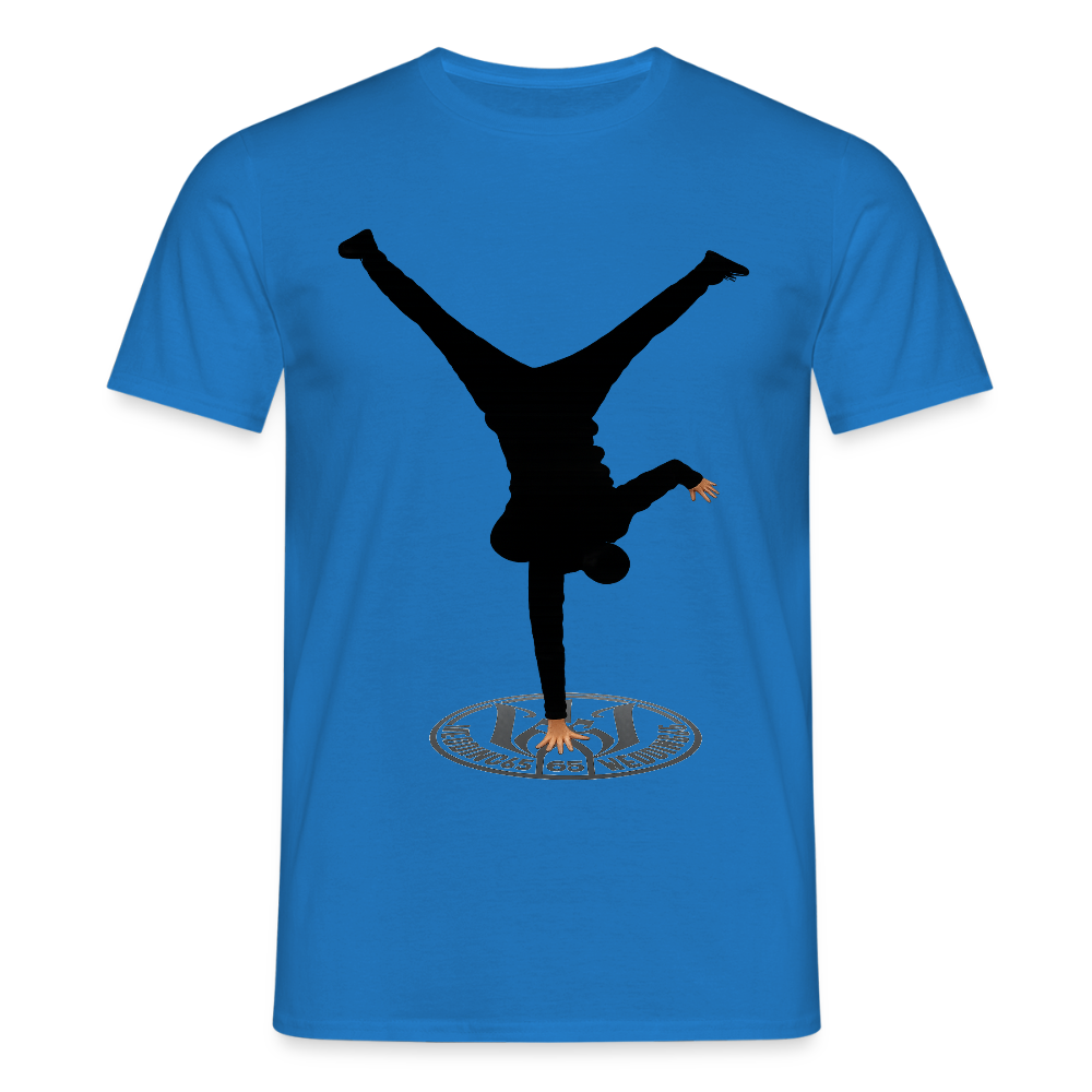 White Logo Breakdancer Mesutman Wedding65 Männer T-Shirt - Royalblau
