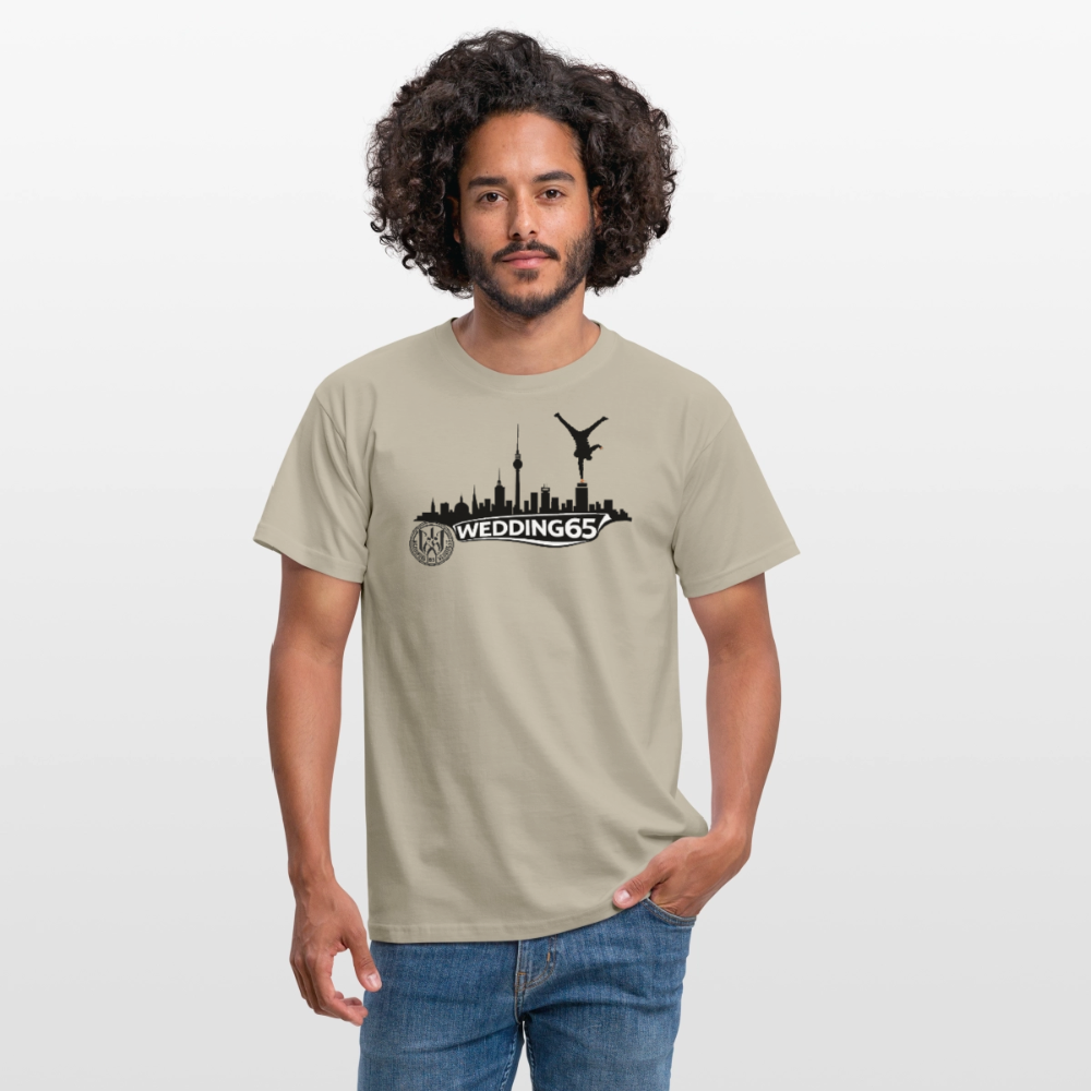 Mesutman Wedding Skyline 65 Männer T-Shirt - Sandbeige