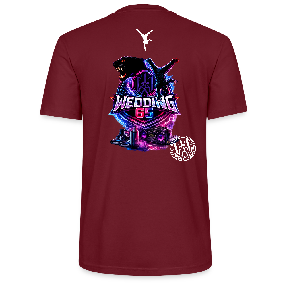 Neon Wedding65 Unisex T-Shirt CRAFTER - Burgunderrot