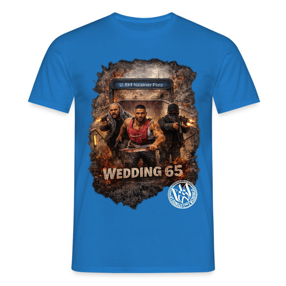 CS Wedding65 Männer T-Shirt - Royalblau