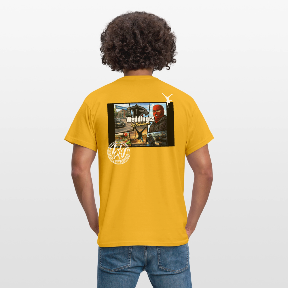 Männer Wedding65 by Mesutman T-Shirt - Gelb