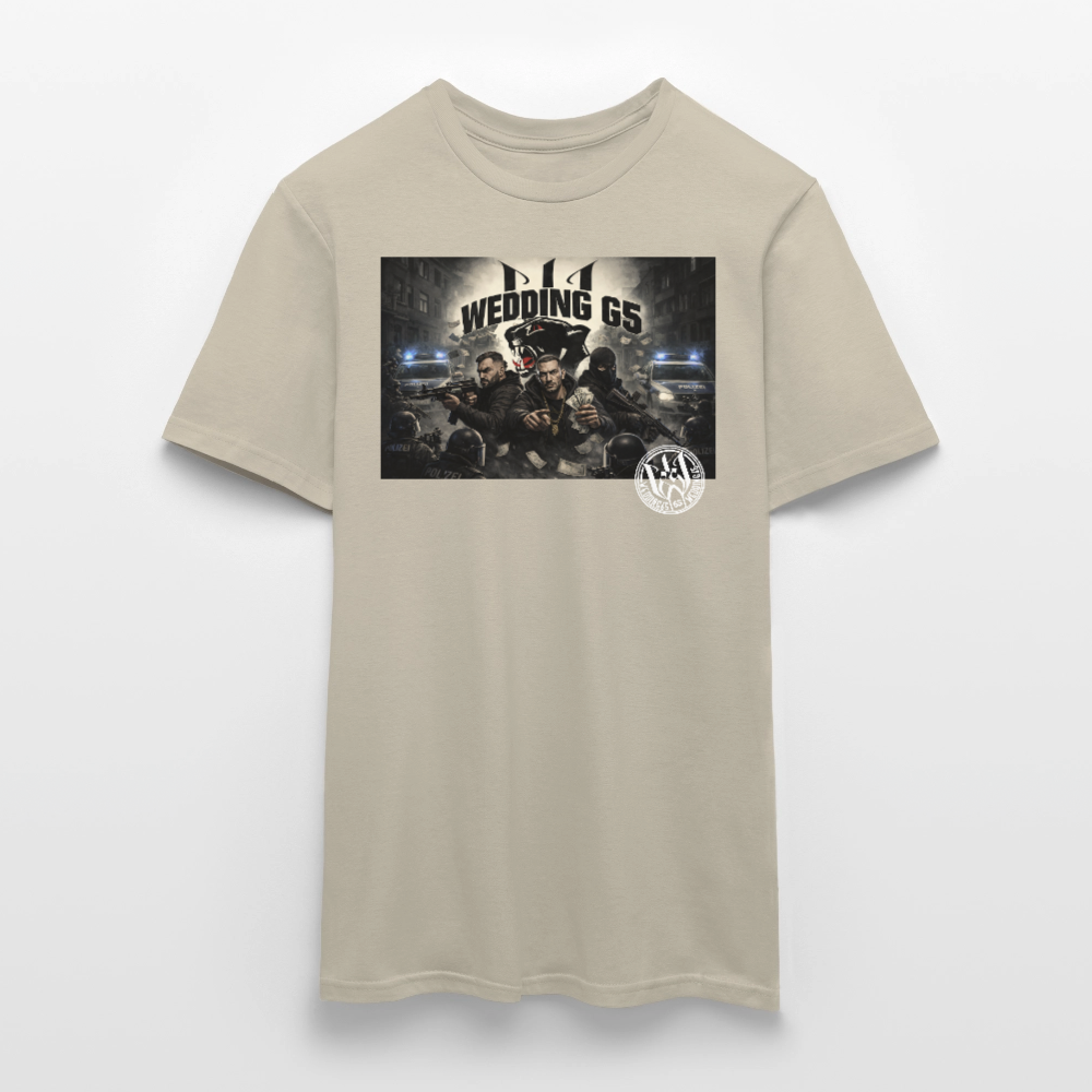 Wedding 65 Street Crime Männer T-Shirt - Sandbeige