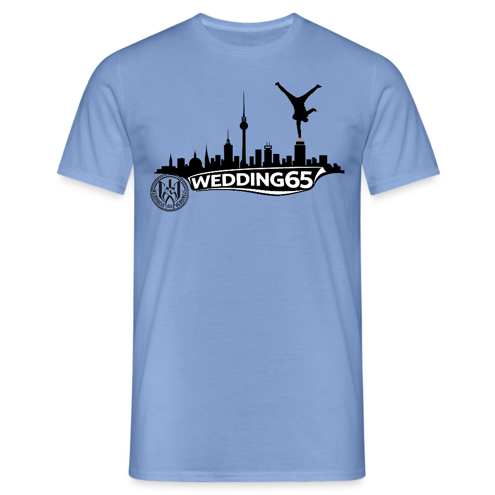 Mesutman Wedding Skyline 65 Männer T-Shirt - Carolina Blue