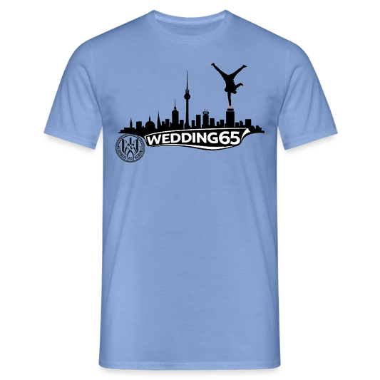 Mesutman Wedding Skyline 65 Männer T-Shirt - Carolina Blue