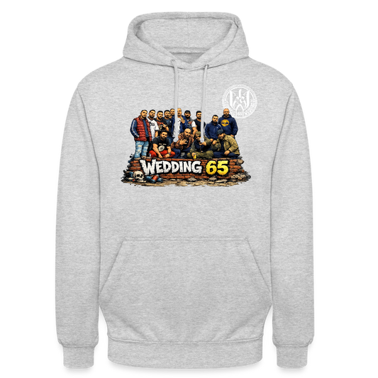 Group Wedding65 Ghetto Unisex Hoodie - Hellgrau meliert