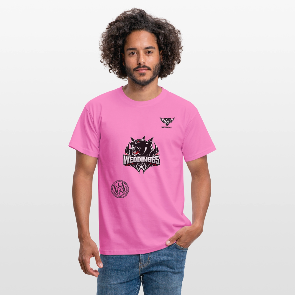 3 Logo's Wedding65 Männer T-Shirt - Pink