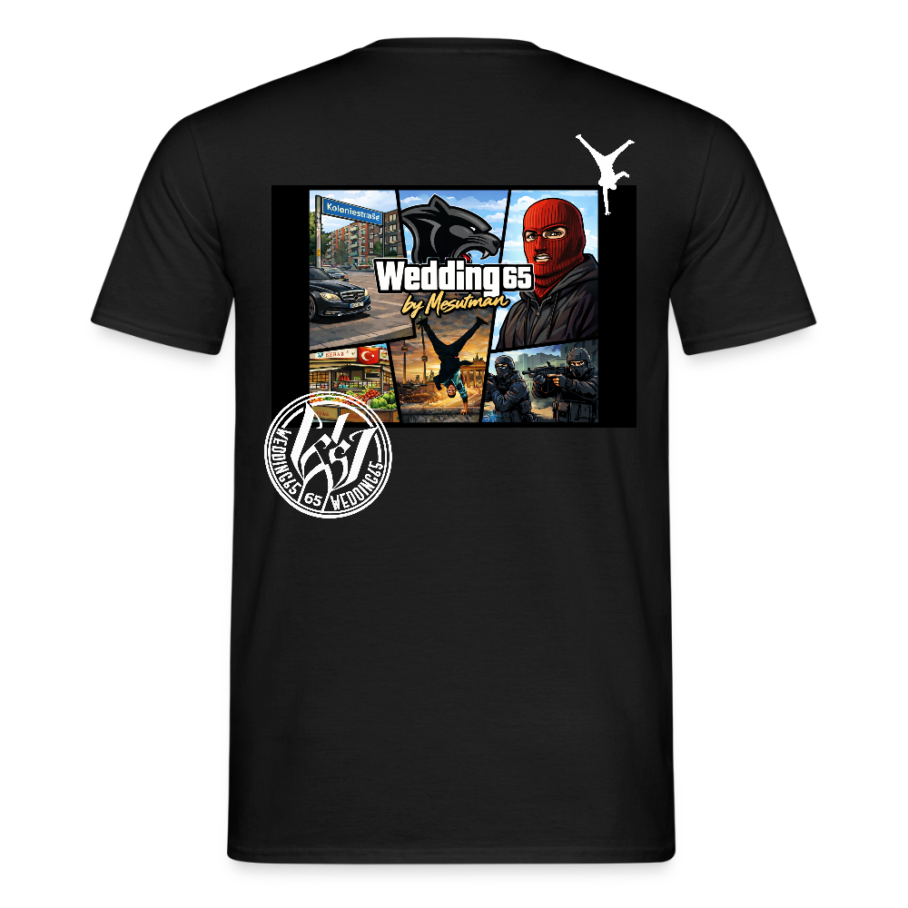 Männer Wedding65 by Mesutman T-Shirt - Schwarz