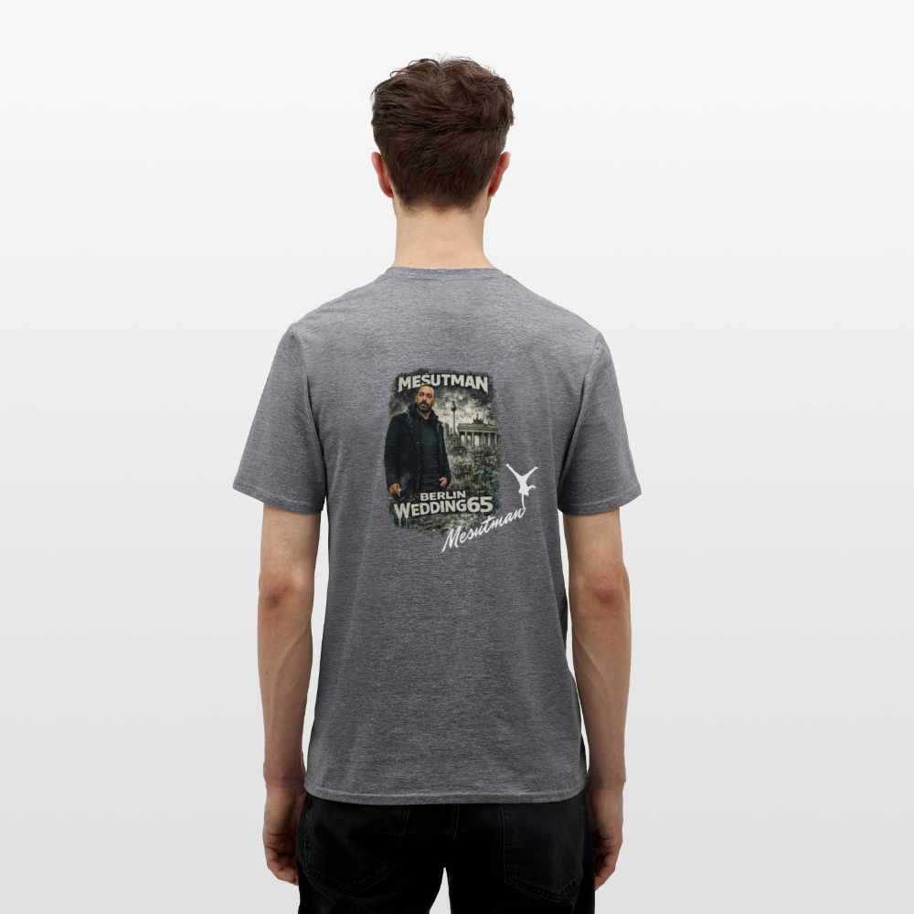 Mesutman65 Dritter Hinterhof Männer T-Shirt - Graphit meliert