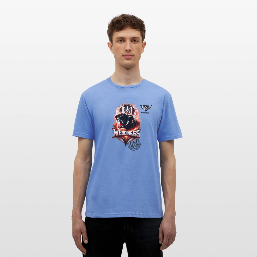 Fire Panther Wedding 65 Männer T-Shirt - Carolina Blue