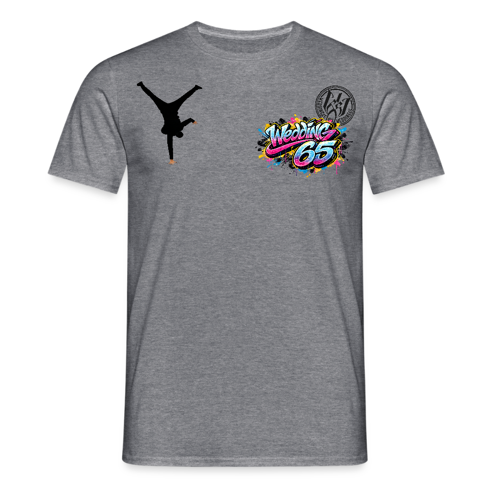 Männer Neon Wedding 65 T-Shirt - Graphit meliert