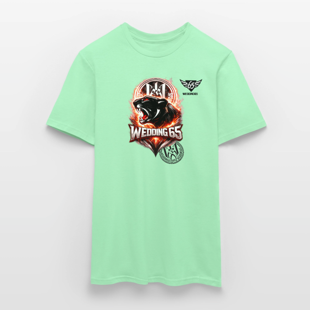 Fire Panther Wedding 65 Männer T-Shirt - Mintgrün