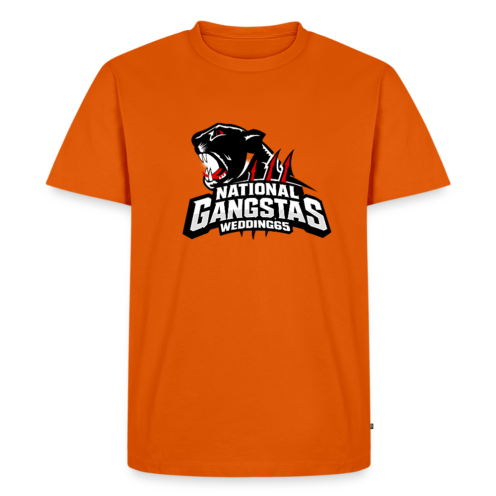 National Gangstas Panther Männer Premium T-Shirt - Orange 