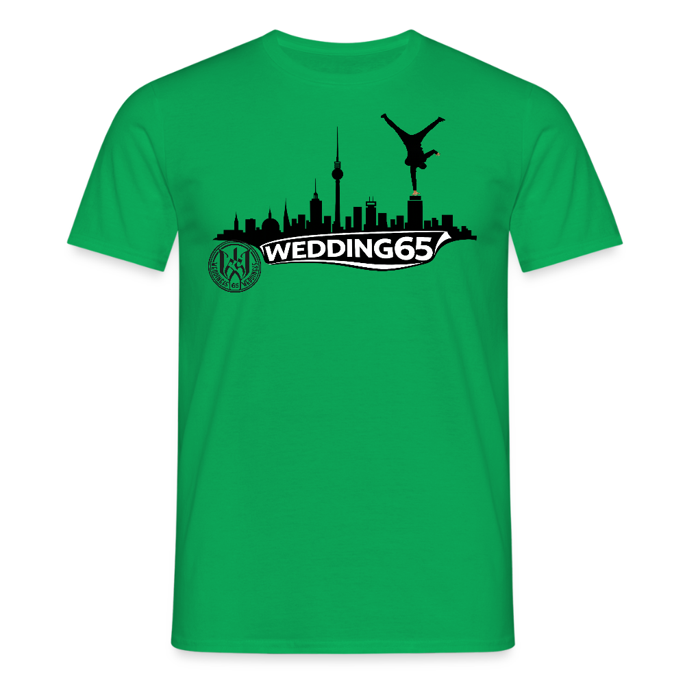 Mesutman Wedding Skyline 65 Männer T-Shirt - Kelly Green