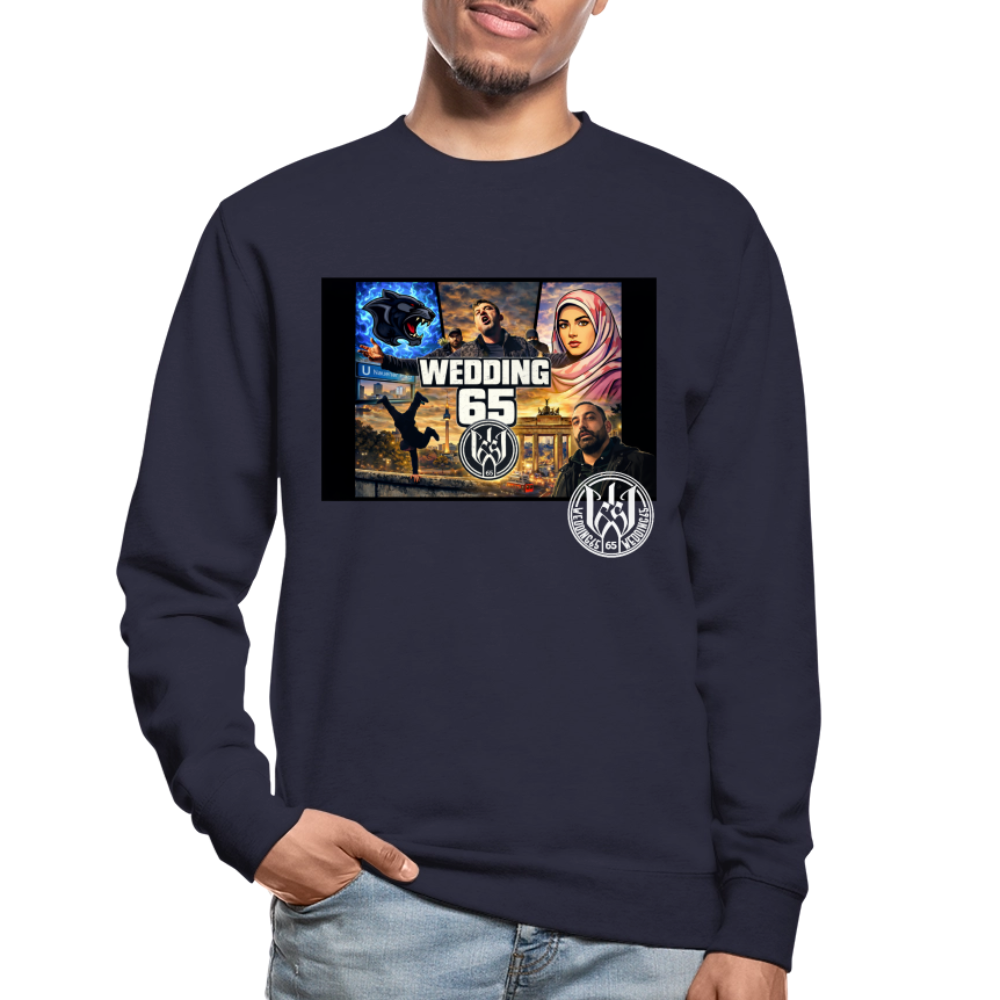 Wedding65 Unisex Pullover - Navy