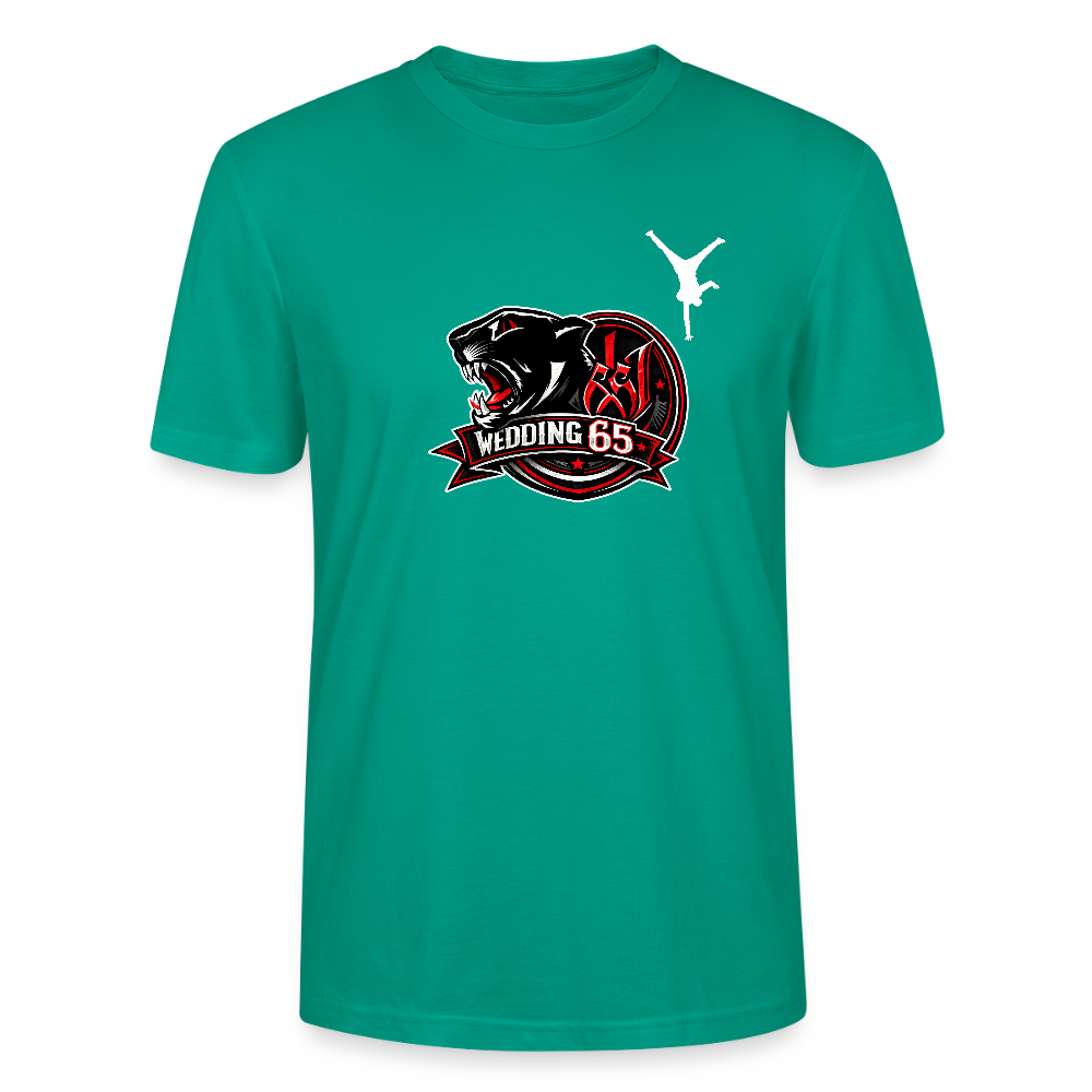Red Panther Wedding65 Unisex T-Shirt CRAFTER - Blaugrün