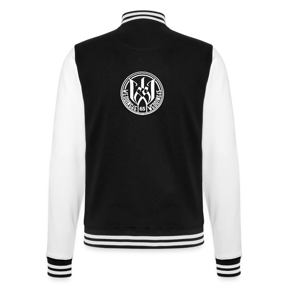 Wedding 65 Original College-Sweatjacke - Schwarz/Weiß
