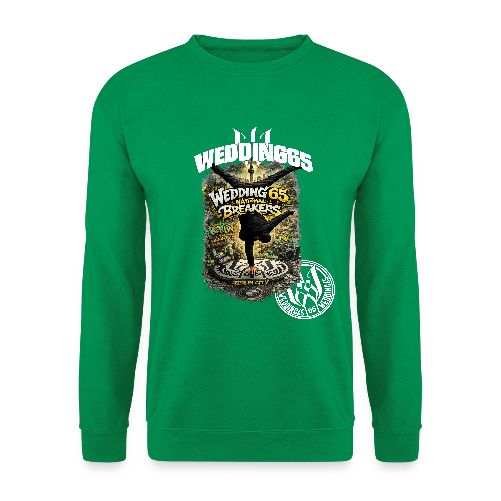 Berlin Wedding65 Breakers Männer Premium Sweatshirt - Kelly Green