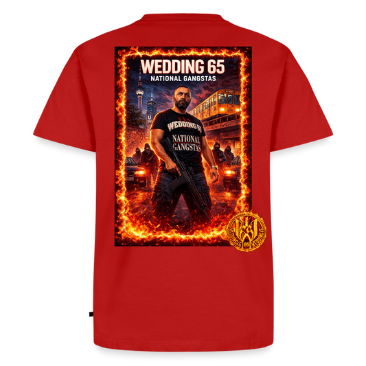 Fire NG Wedding65 Männer Premium T-Shirt - Rot