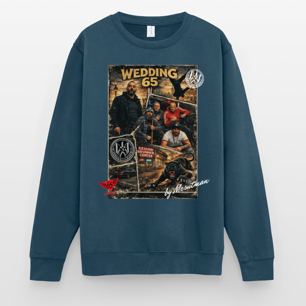 Kardes Wedding 65 Berlin Unisex Pullover - Indigoblau