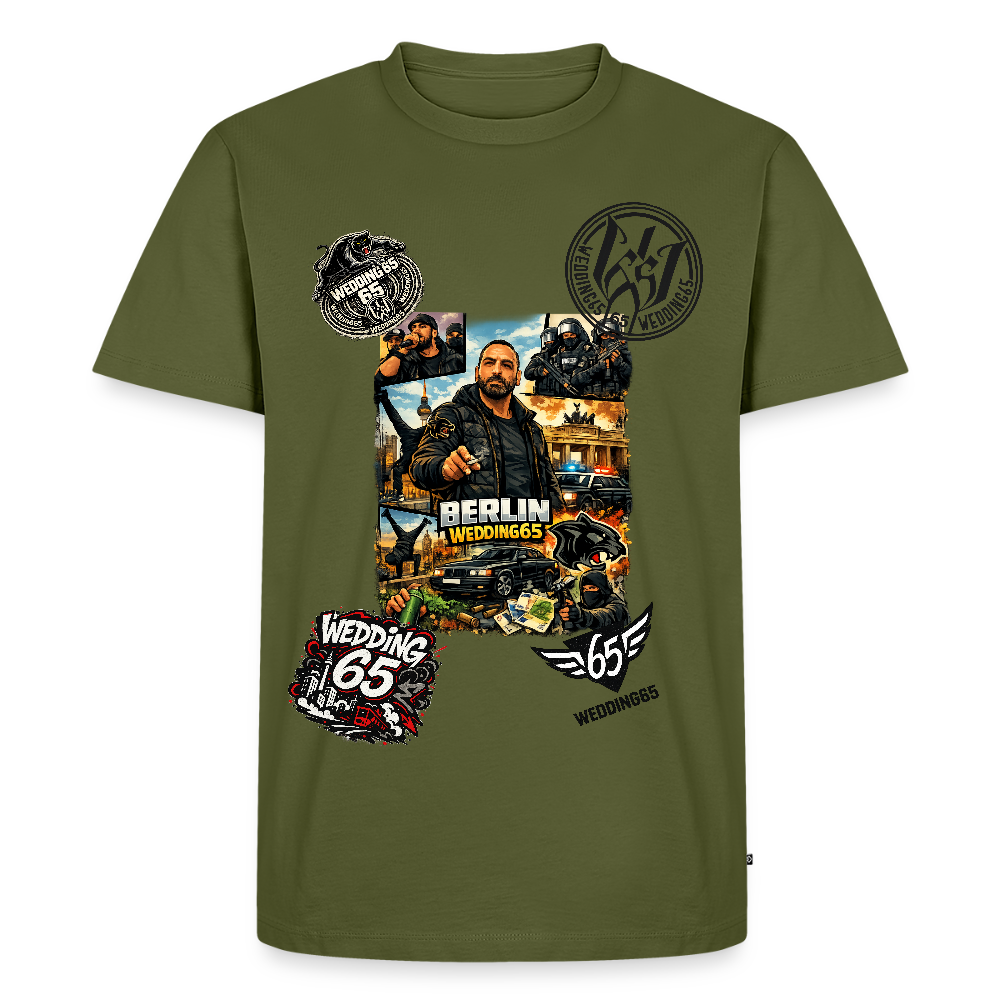 All in Wedding 65 Berlin Männer Premium T-Shirt - Khaki