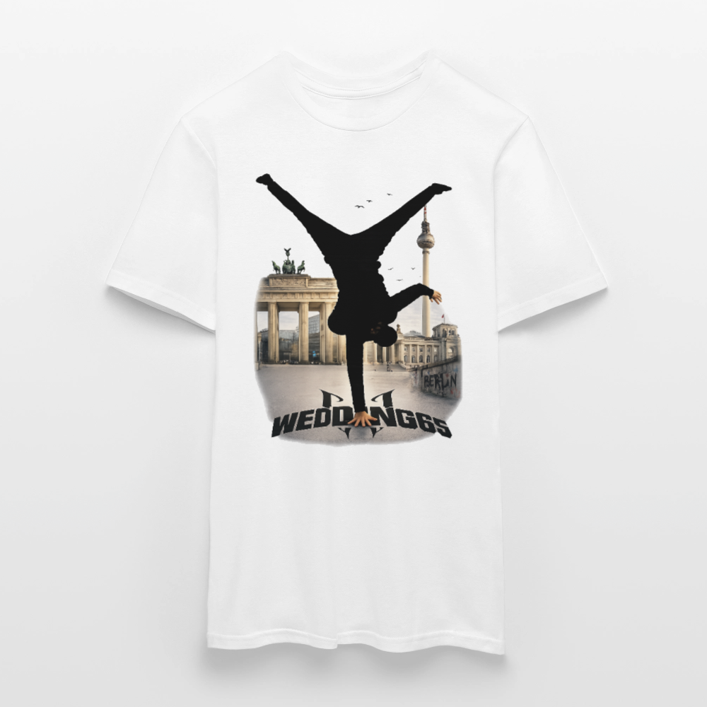 Berlin Sight Skyline Wedding 65 Männer T-Shirt - Weiß