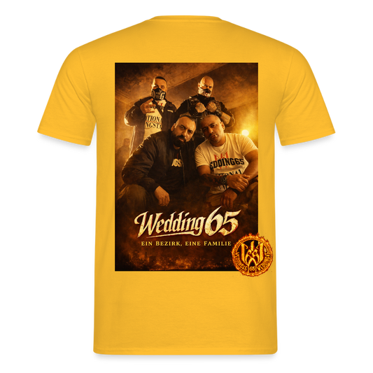 Fire Wedding65 Männer T-Shirt - Gelb