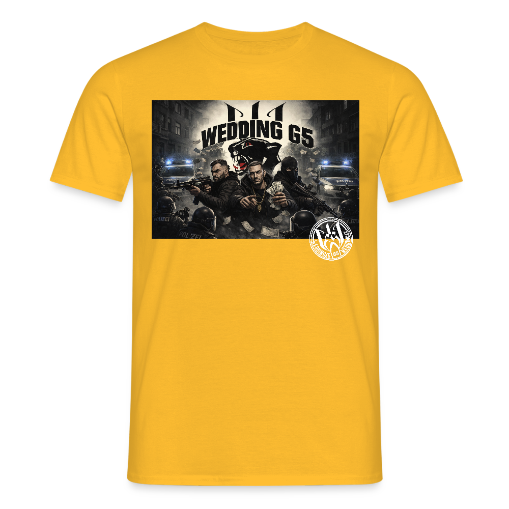 Wedding 65 Street Crime Männer T-Shirt - Gelb