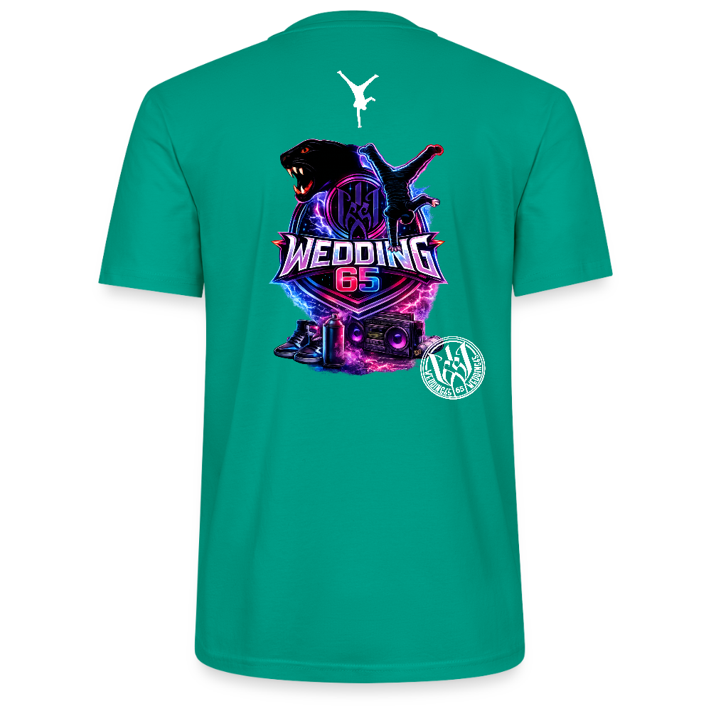 Neon Wedding65 Unisex T-Shirt CRAFTER - Blaugrün