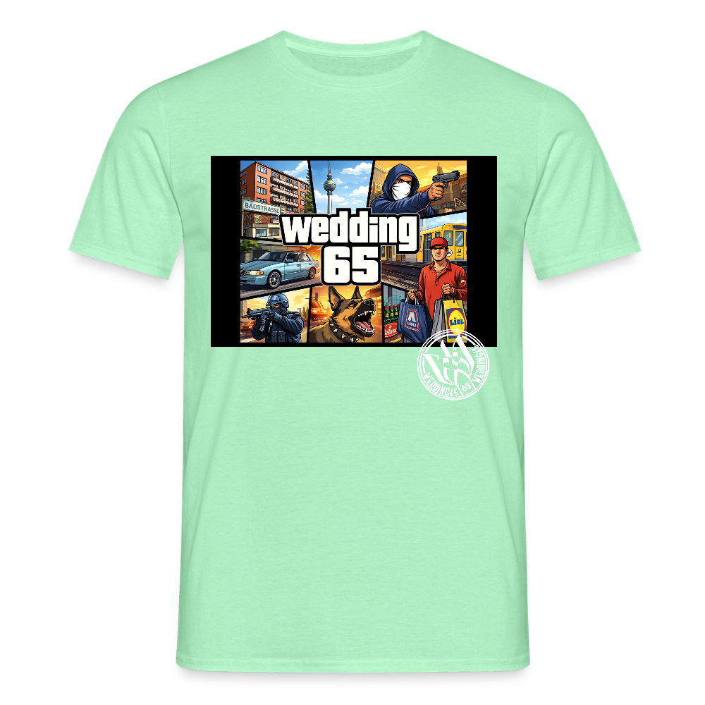 Männer Wedding 65 GTA T-Shirt - Mintgrün