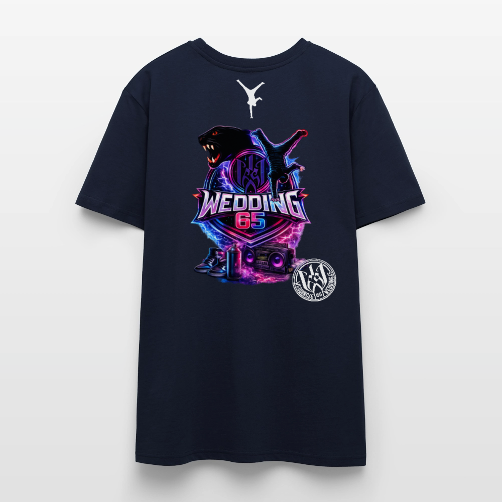 Neon Wedding65 Unisex T-Shirt CRAFTER - Navy