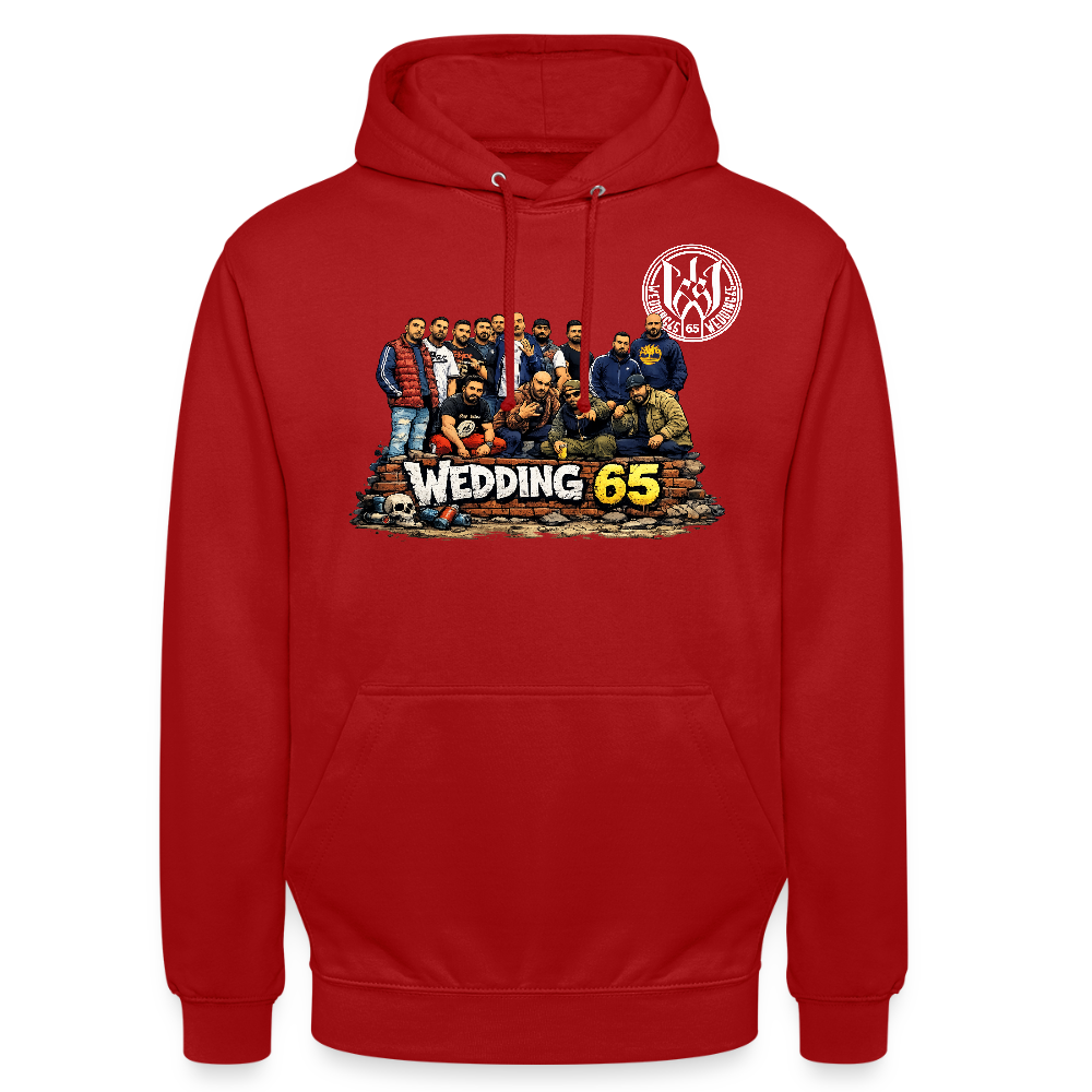 Group Wedding65 Ghetto Unisex Hoodie - Rot