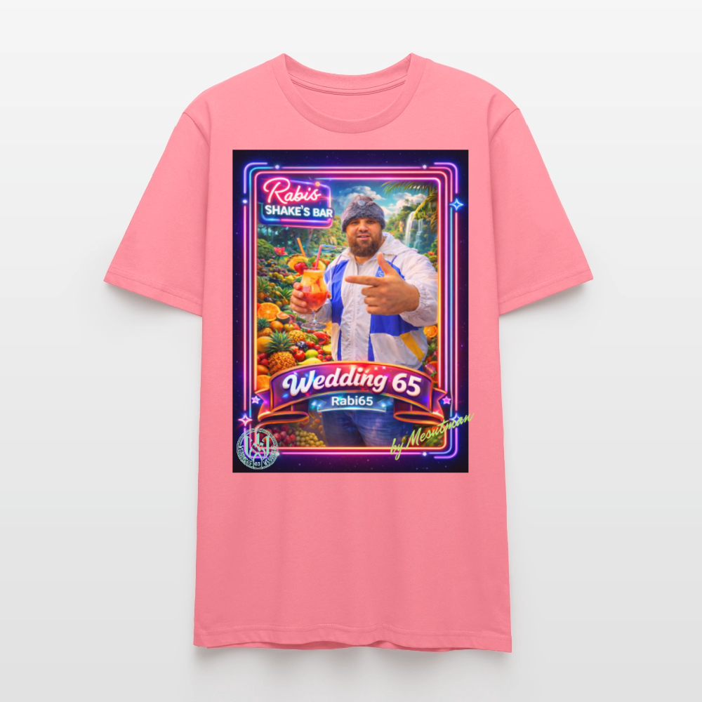 Wedding65 Rabis Shake's Bar Unisex T-Shirt - Pink 