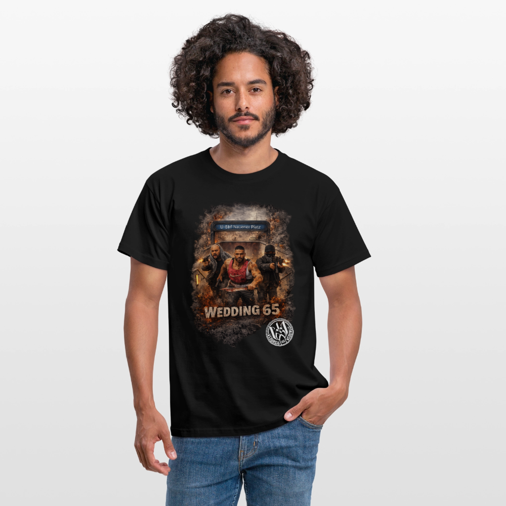 CS Wedding65 Männer T-Shirt - Schwarz