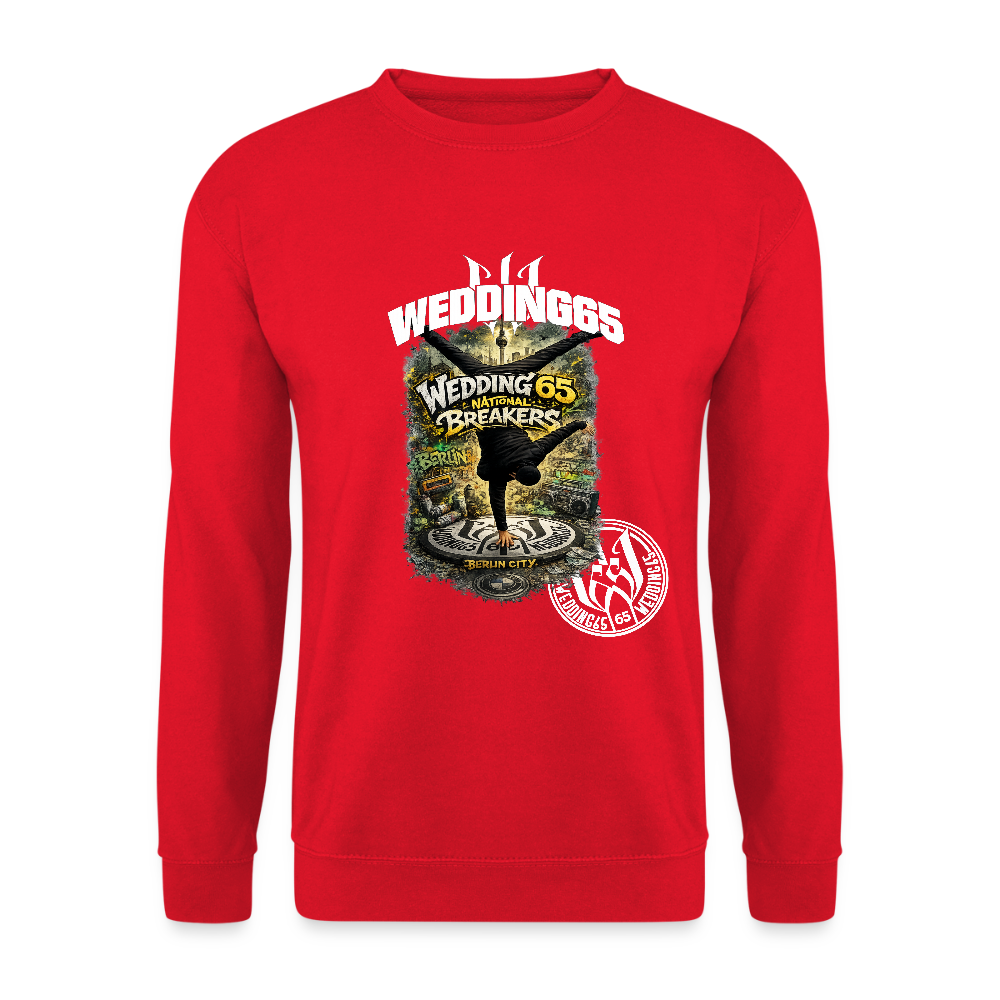 Berlin Wedding65 Breakers Männer Premium Sweatshirt - Rot