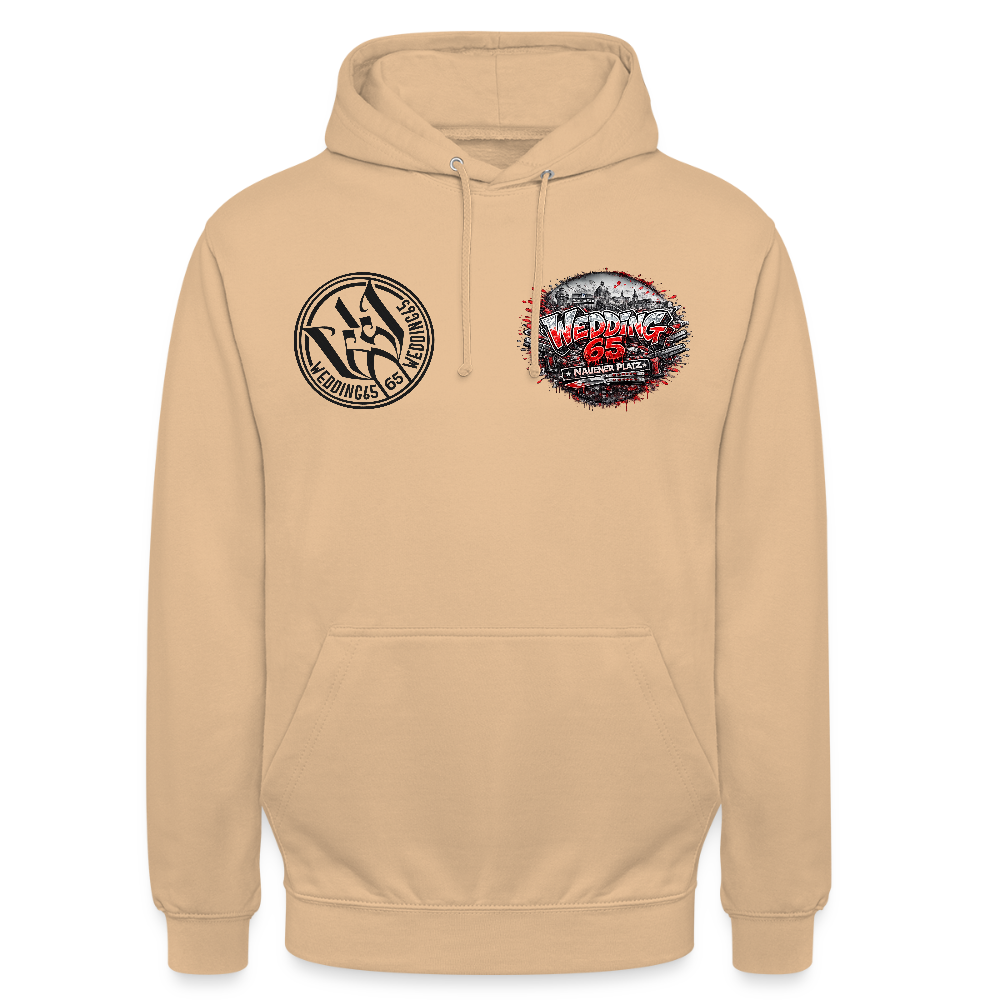 Berlin Wedding 65 Nauener Platz Unisex Hoodie - Pfirsich