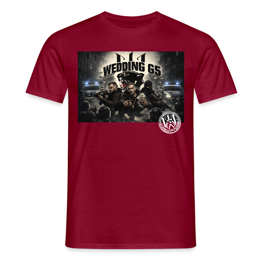 Wedding 65 Street Crime Männer T-Shirt - Ziegelrot