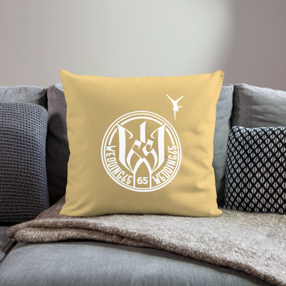 Original Wedding65 Sofakissenbezug 44 x 44 cm - Hellgelb