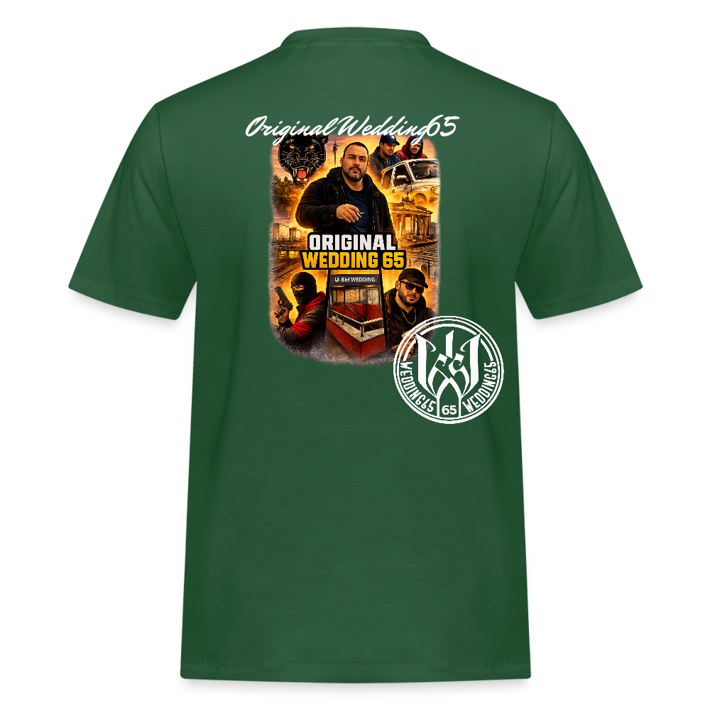 GTA Wedding65 Männer Streetwear T-Shirt - Flaschengrün